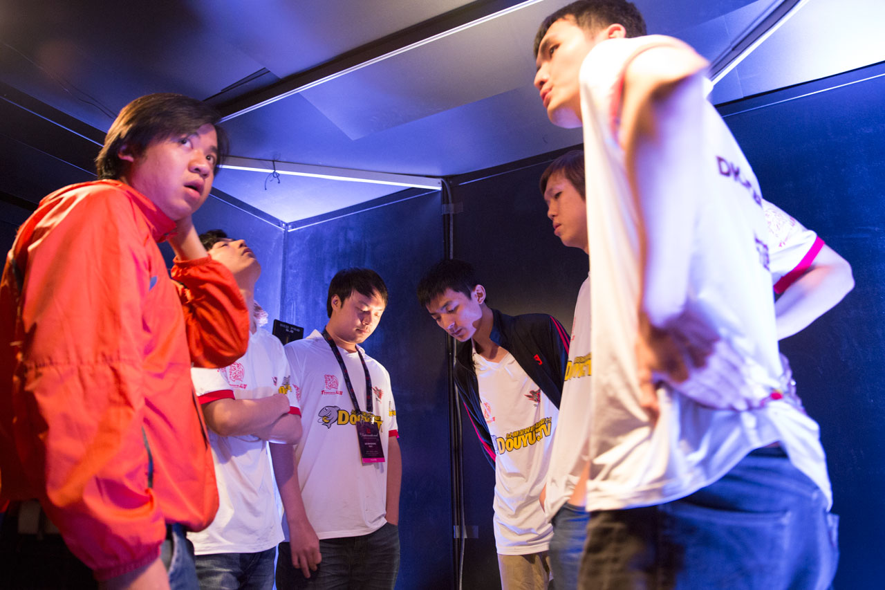 Team DK between matches
